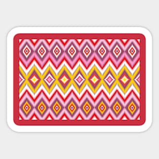 pink pattern Sticker